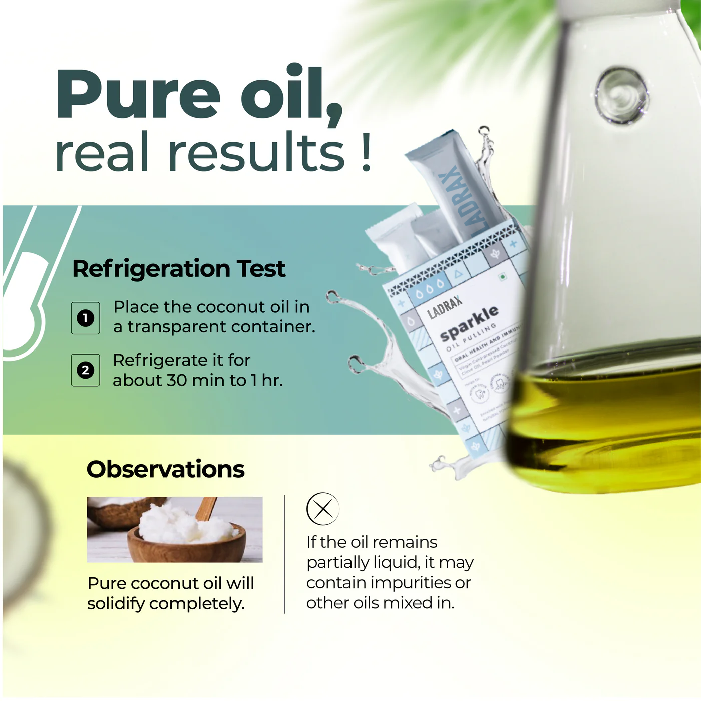 Ladrax Sparkle : Oil Pulling with Coconut Oil