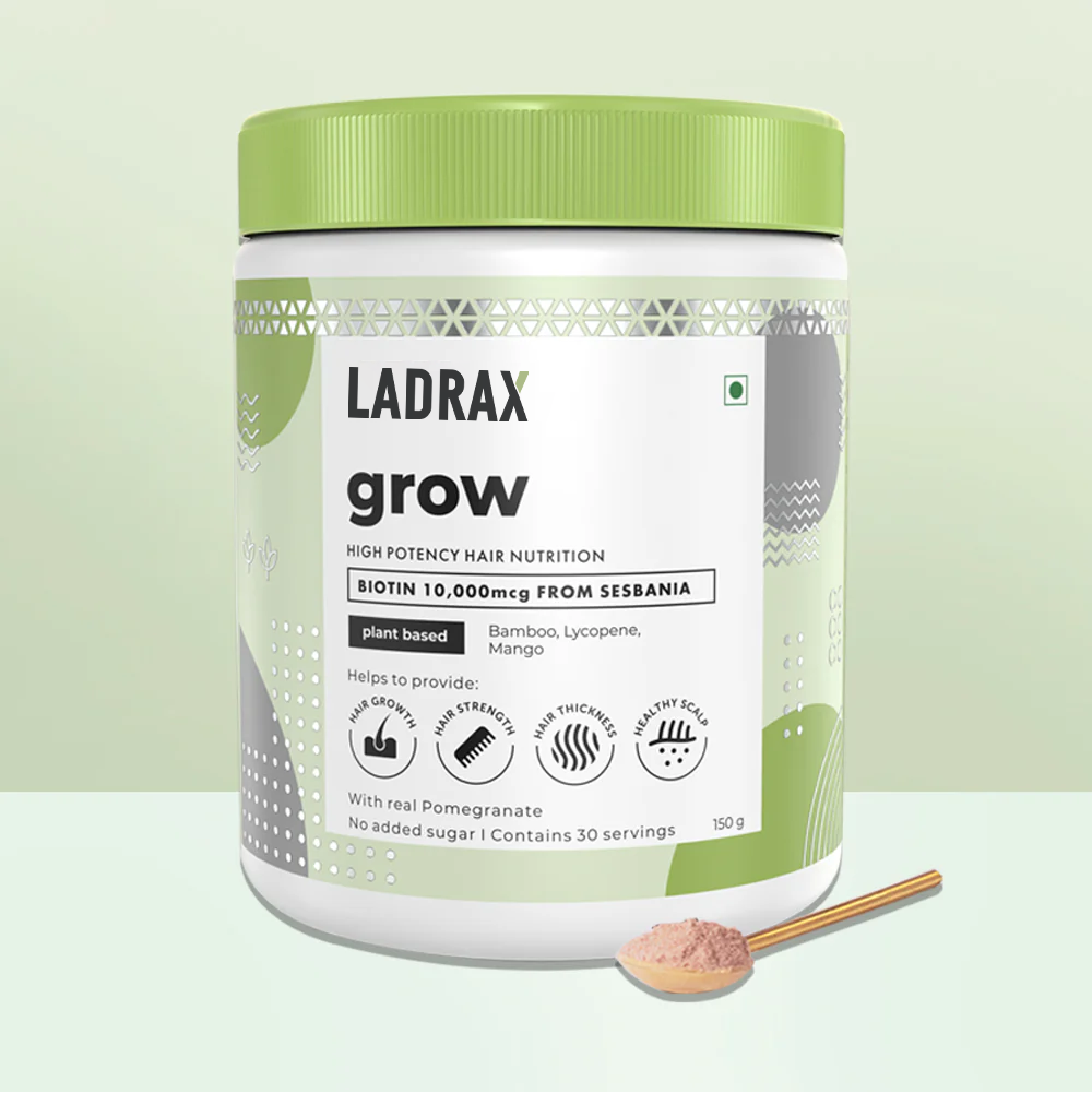 Ladrax GROW - Plant Biotin Hair Vitamins
