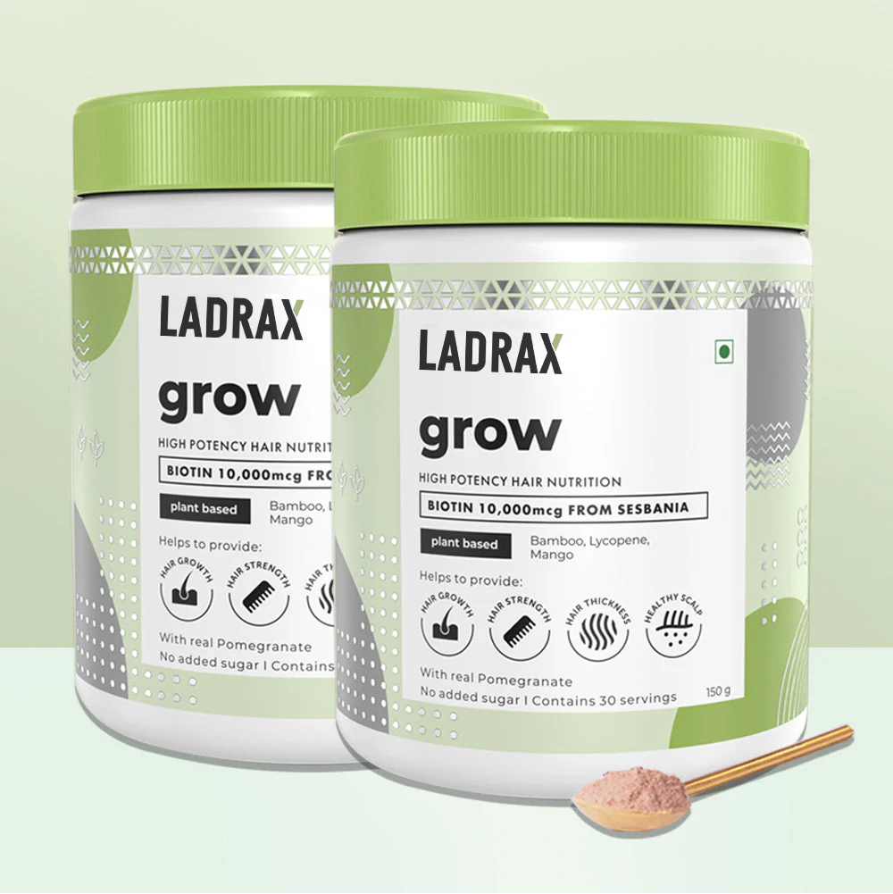 Ladrax GROW - Plant Biotin Hair Vitamins