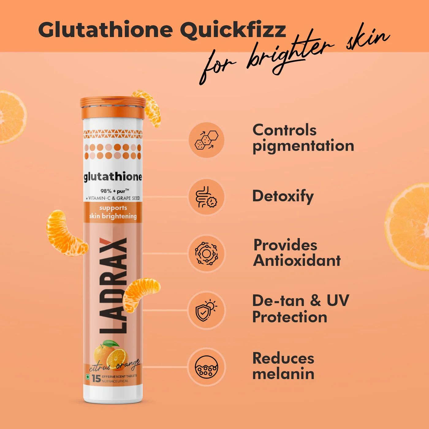 Ladrax Glutathione 98% + pur
