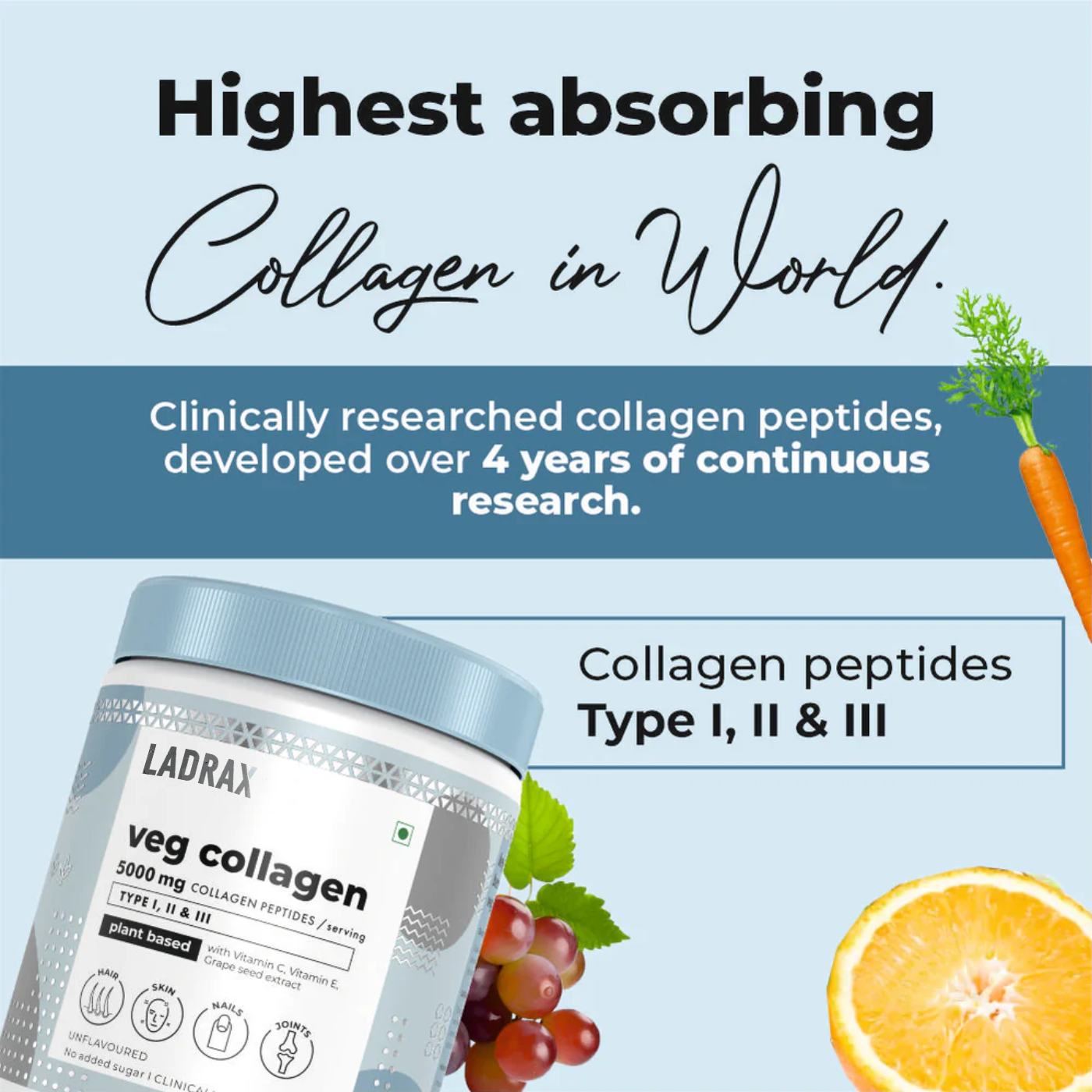 Ladrax Veg Collagen Peptides