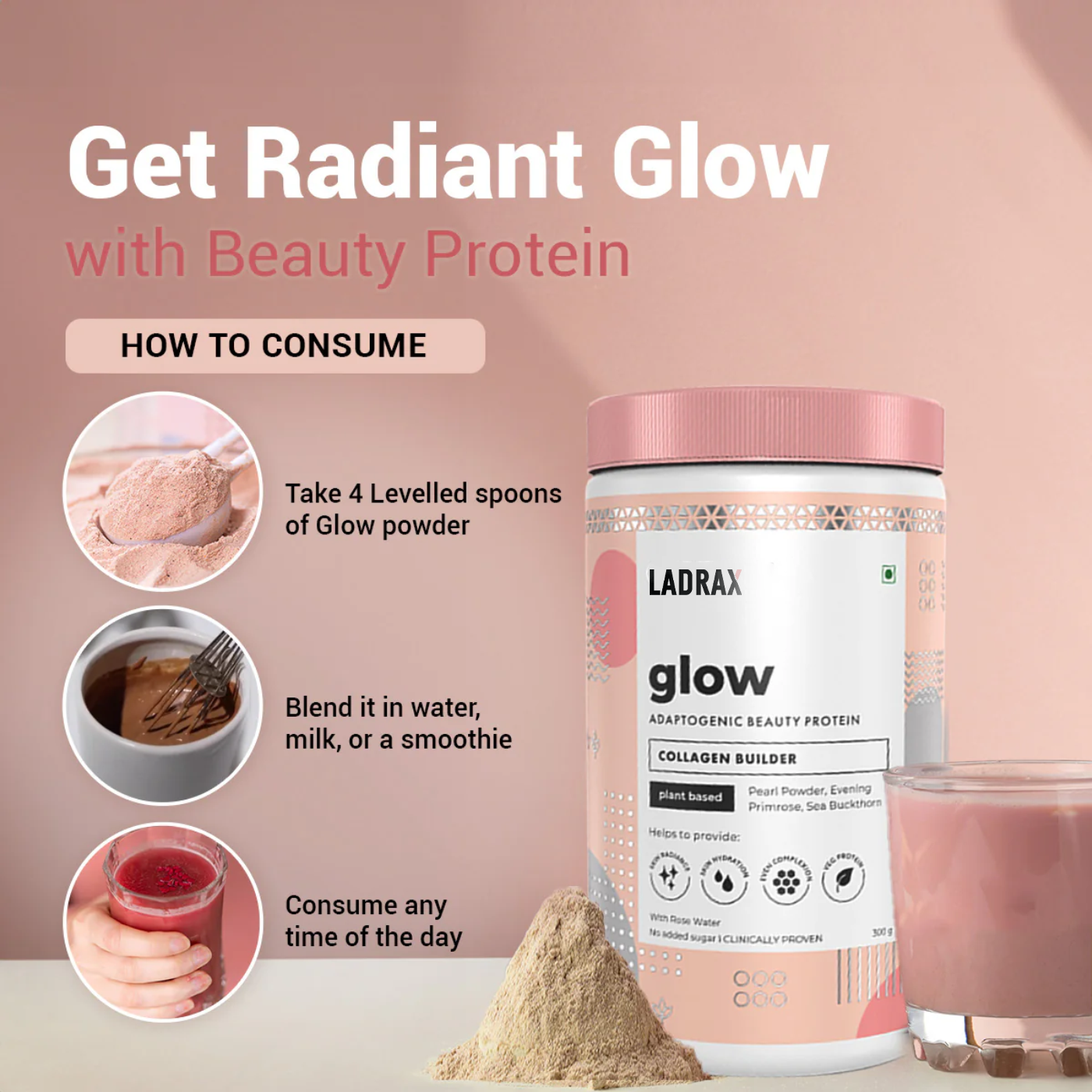 Ladrax GLOW - 360° Beauty Nutrition