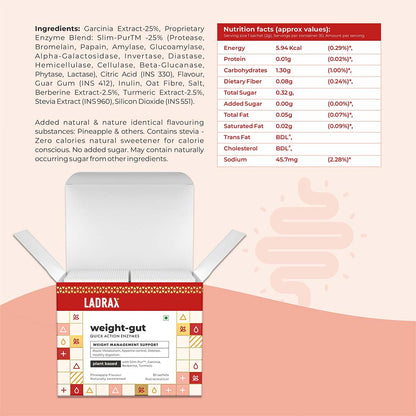 Ladrax Weight-gut  - Natural Weight management